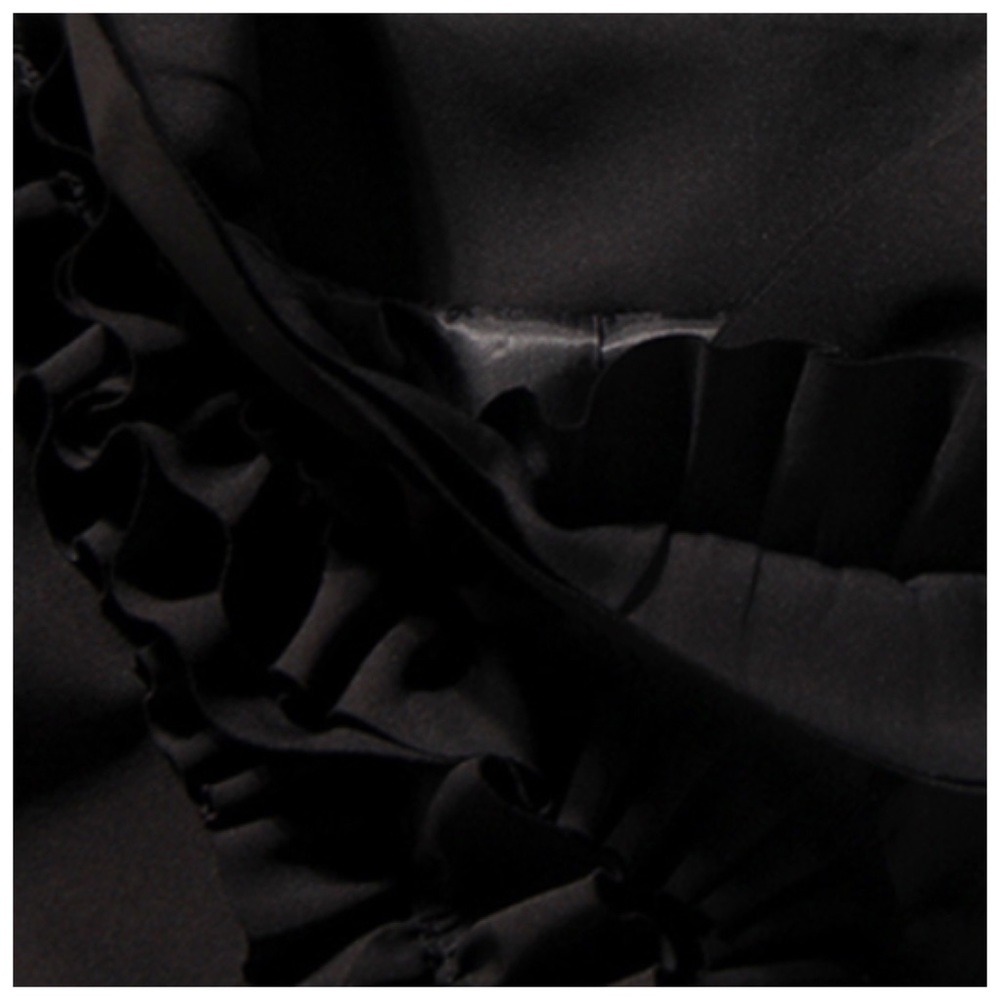 🎁 The COLYNA Black Ruffle Jacket Top - Picture 5 of 6